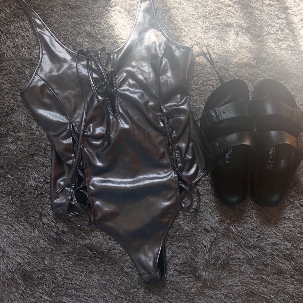 Metallic body suit!